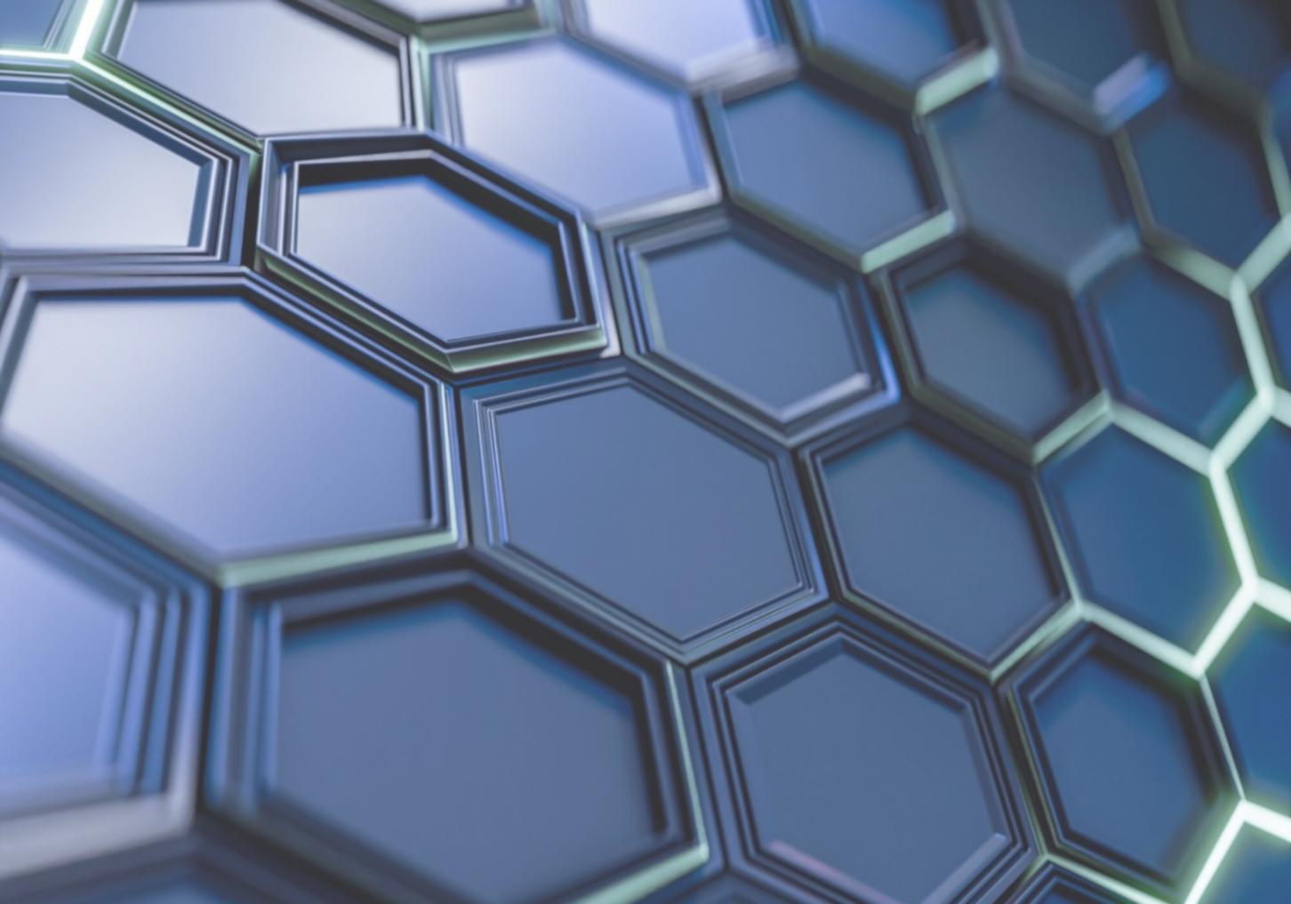 Students working on blockchain projects and mining algorithm implementations in modern learning environment